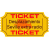 Ticket desplazamiento extra radio (hasta 25 Km)