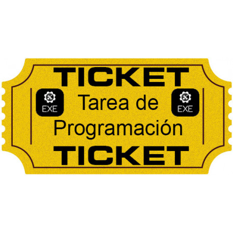 Ticket de Tare de Programación